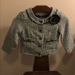 GIRLS CROPPED “tweed” JACKET